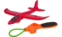 Red 2in1 Plane Set with Launcher