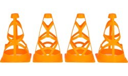 Orange Cones 4pcs.