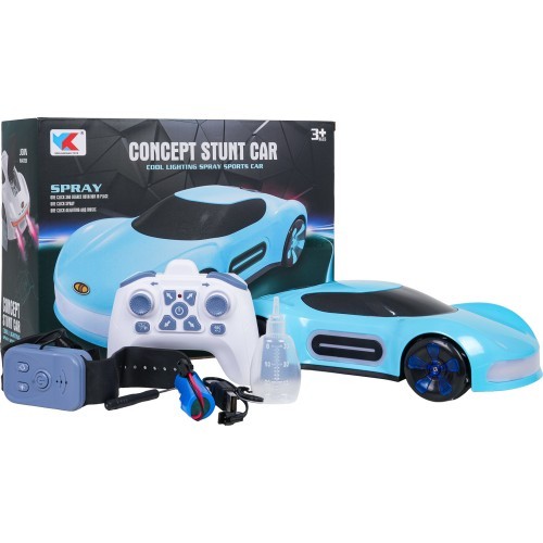 Vehicle with Smoke Function Controlled by Remote Control and Watch Blue