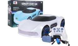 Vehicle with Smoke Function Controlled by Remote Control and Watch White
