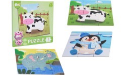 Magnetic Puzzle Animals + Book
