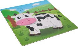 Magnetic Puzzle Animals + Book