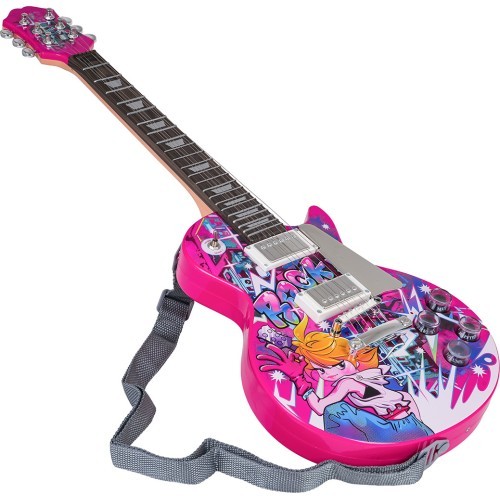 Rožinės gitaros rinkinys