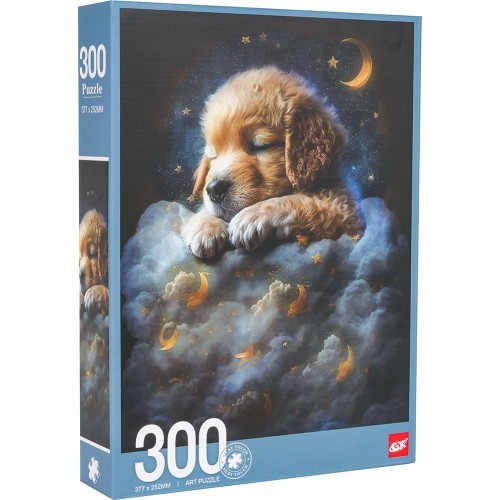 Dėlionė 300 detalių „Šuo debesyse“