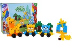 Animal Train Big Blocks Set