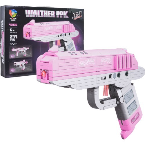 Pink Gun Building Blocks Set 237pcs.