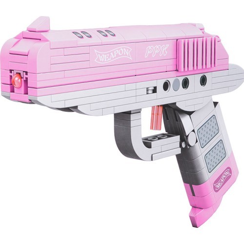 Pink Gun Building Blocks Set 237pcs.