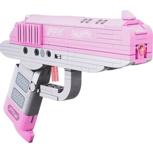 Pink Gun Building Blocks Set 237pcs.