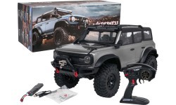 Nuotoliniu būdu valdomas automobilis WILDERNESS 1:10, pilkas