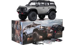 Nuotoliniu būdu valdomas automobilis WILDERNESS 1:10, pilkas