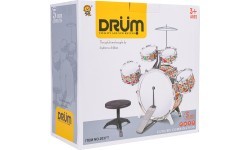 Colourful Drum Set + Chair