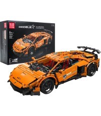 Sports Vehicle Set of 1620 Orange Pieces