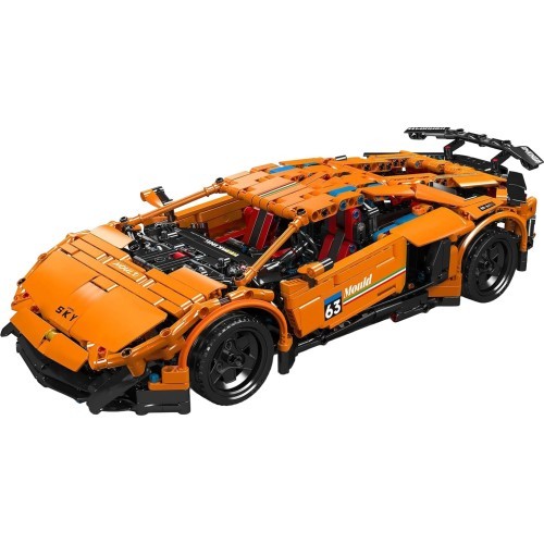 Sportinio automobilio konstruktorius, 1620 dalių, oranžinis