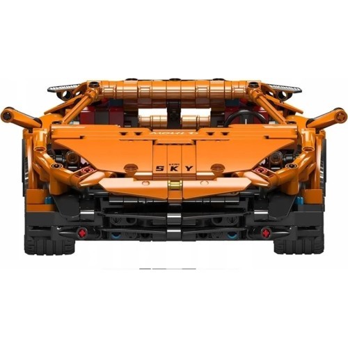 Sports Vehicle Set of 1620 Orange Pieces