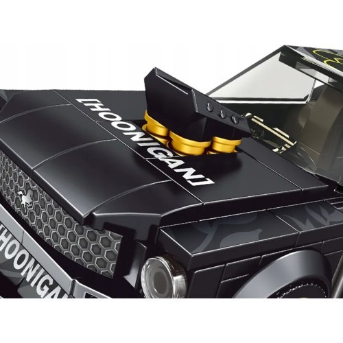 Konstruktorius sportinis automobilis juodas 414 dalių