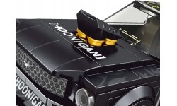 Konstruktorius sportinis automobilis juodas 414 dalių