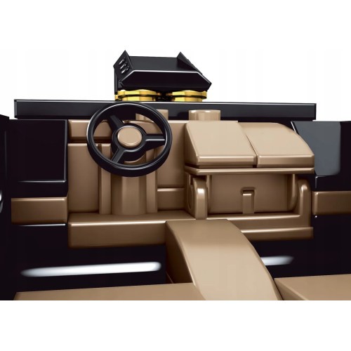 Sports Car Brick Set Black 414pcs.