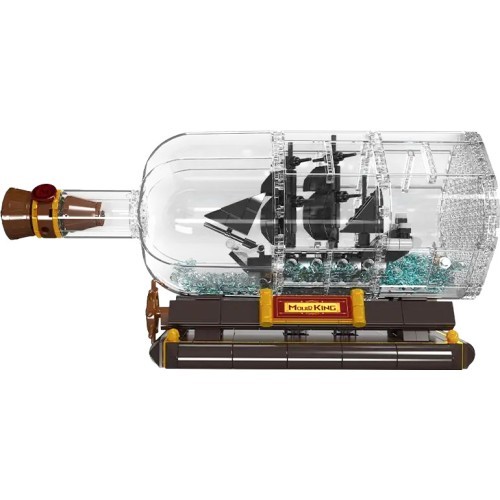 Pirate Ship in a Bottle Building Set 822 pcs.