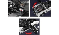 Vehicle Brick Set White Cabriolet 1603 pcs.