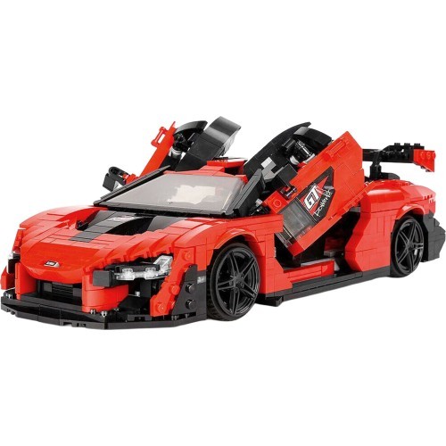 Sportinio automobilio konstruktorius, oranžinis, 1372 dalys