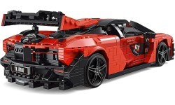 Sports Car Brick Set Orange 1372pcs.