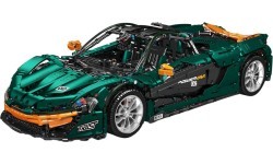 Sports Car Building Blocks Set Green 3268pcs.