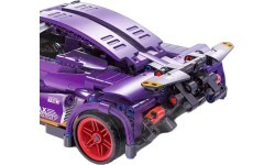 Sportinio automobilio konstruktorius, violetinis, 470 detalių