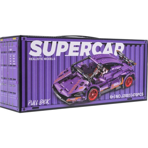 Sports Car Brick Set Purple 470pcs.