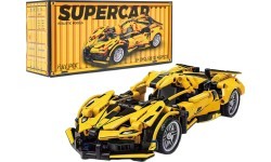 Sports Car Brick Set Yellow 422 pcs.