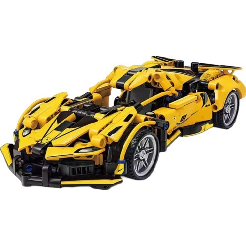 Sports Car Brick Set Yellow 422 pcs.