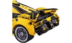 Sportinio automobilio konstruktorius, geltonas, 422 detalės