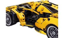 Sports Car Brick Set Yellow 422 pcs.
