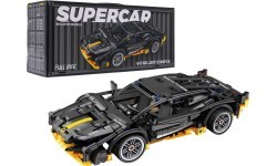 Sports Car Brick Set Black 589pcs.