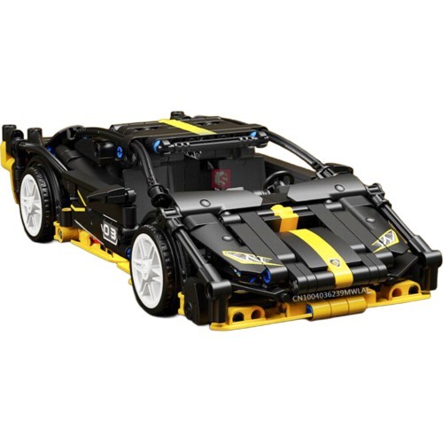 Sports Car Brick Set Black 589pcs.