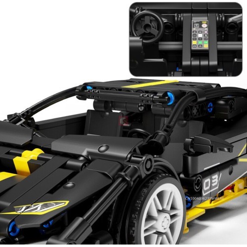 Sportinio automobilio konstruktorius juodas 589 vnt.