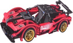 Sportinio automobilio konstruktorius, raudonas, 482 detalės