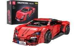 Konstruktorius sportinis automobilis raudonas 1311 vnt.