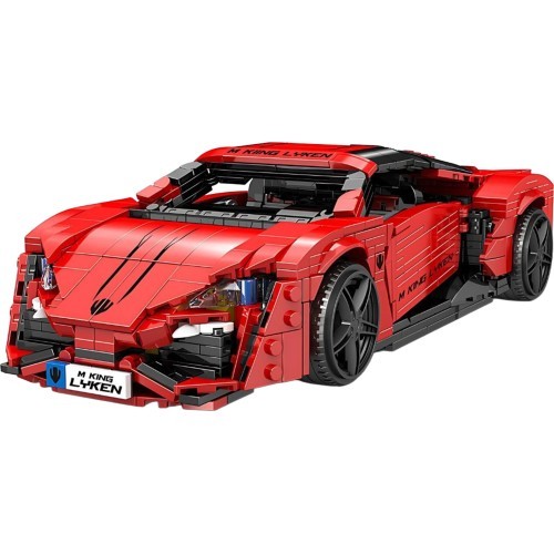 Конструктор спортивный автомобиль красный 1311 шт.