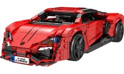 Sports Vehicle Brick Set Red 1311pcs.