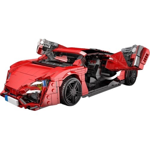 Sports Vehicle Brick Set Red 1311pcs.
