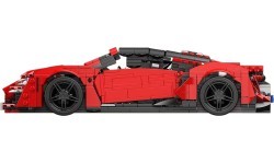 Конструктор спортивный автомобиль красный 1311 шт.