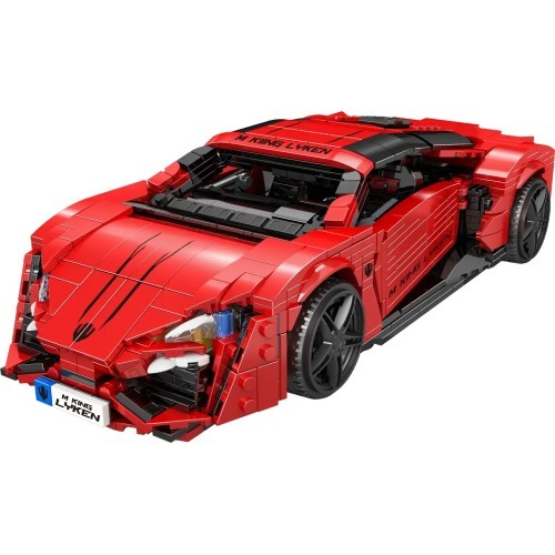 Sports Vehicle Brick Set Red 1311pcs.