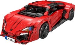 Konstruktorius sportinis automobilis raudonas 1311 vnt.