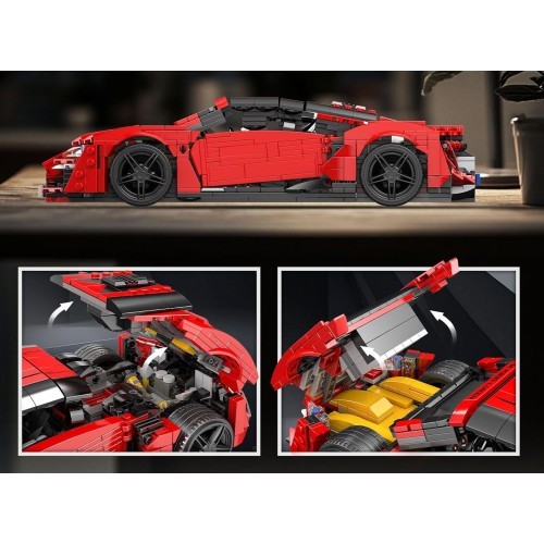 Konstruktorius sportinis automobilis raudonas 1311 vnt.