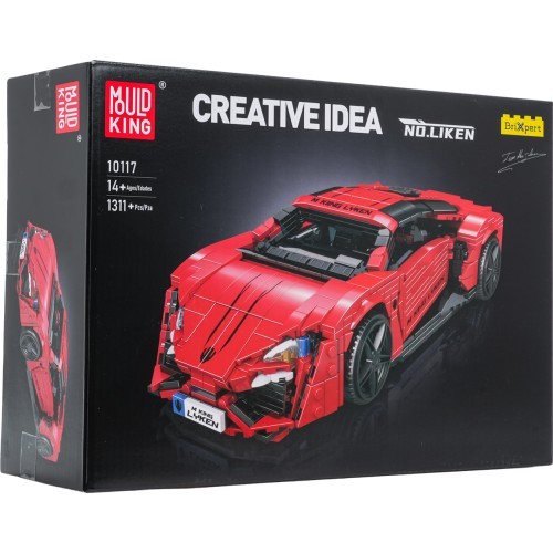 Konstruktorius sportinis automobilis raudonas 1311 vnt.