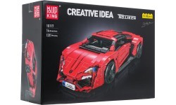 Sports Vehicle Brick Set Red 1311pcs.
