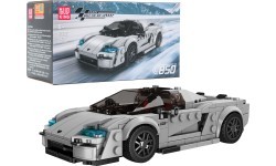 Sports Vehicle Brick Set Silver 388 pcs.