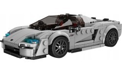 Конструктор спортивный автомобиль серебристый 388 шт.