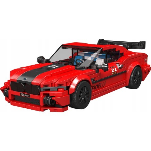 Sports Vehicle Brick Set Red 481 pcs.
