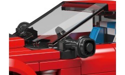 Sportinės transporto priemonės konstruktorius raudonas 481 dalis